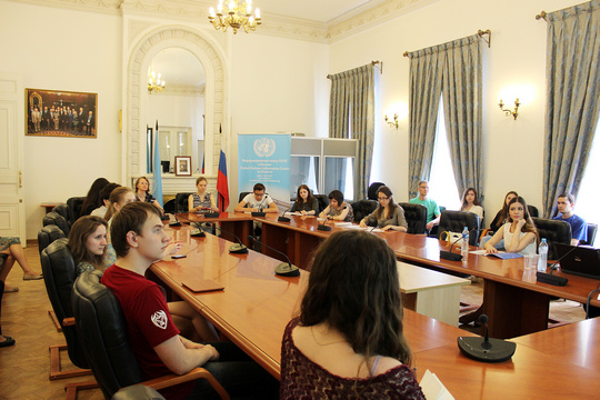 The UN Information Centre in Moscow, hosted a lecture for the MGIMO-University students about UNIDO projects implemented in Russia