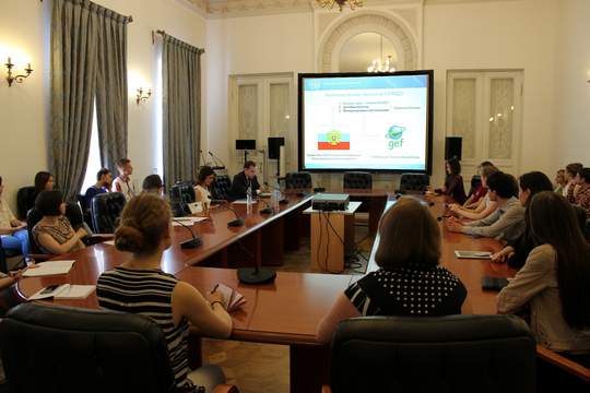 The UN Information Centre in Moscow, hosted a lecture for the MGIMO-University students about UNIDO projects implemented in Russia