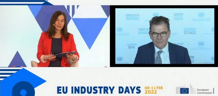 UNIDO DG Gerd Müller, calls for a strong AU-EU partnership on climate and energy at EU industry days 2022