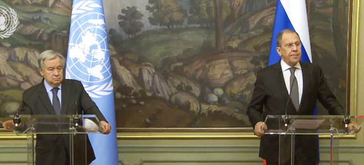 UN Secretary-General Antonio Guterres visited Moscow